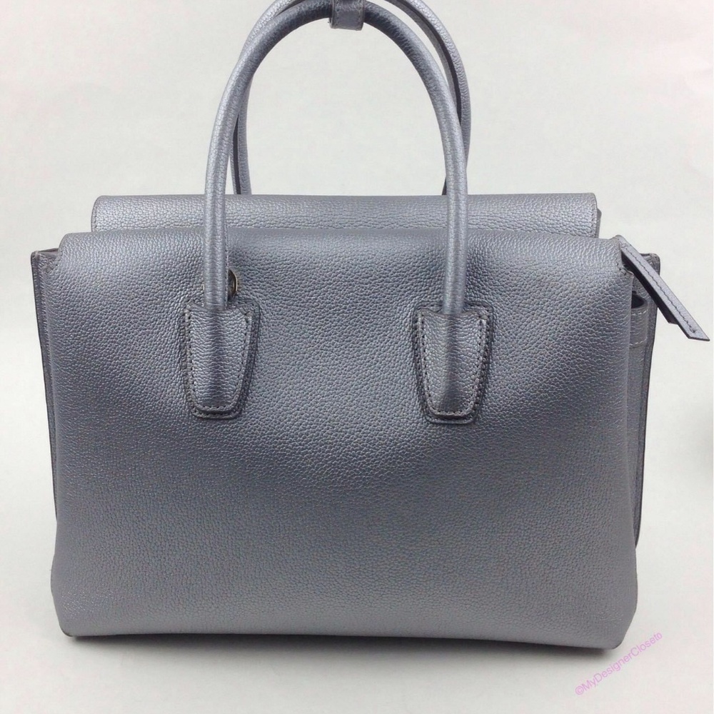 MCM Medium Metalic Milla Leather Tote - Picture 6 of 8